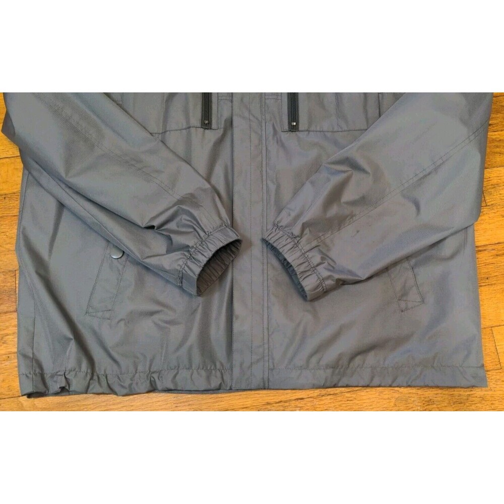 Kenneth Cole New York Long Sleeve Grey Full-Zip Womens Windbreaker Jacket XL - Picture 2 of 11
